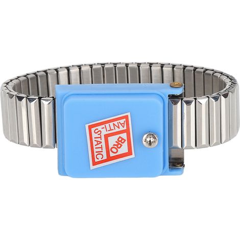 Pulsera antiestática inalámbrica, pulsera de protección contra la electricidad estática, pulsera de metal (1/5)