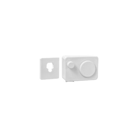 Tendedero rectangular blanco retráctil de alta resistencia para montaje en pared con bloqueo anticaída - Crezuo