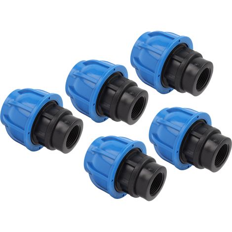 Kit de 5 raccords de plomberie, connecteur rapide pour tuyau d'eau, filetage femelle droit 32xG3/4 (1/5)