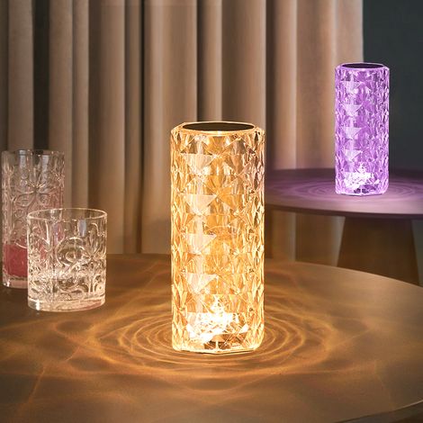 16 Colour RGB Touch Sensor Plastic Night Light (1/5)