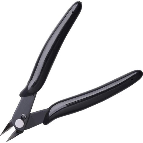 ZOLGINAH Pinces Coupantes de Côté, Pince Coupante Cisaille Précision Diagonale pour Câble Électrique, Bijoux (Noir) (1/5)