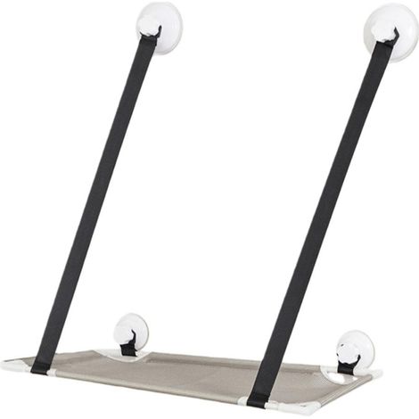 Hamac pour Chat à Ventouses - Lit Suspendu pour Chat d'Intérieur (1/4)