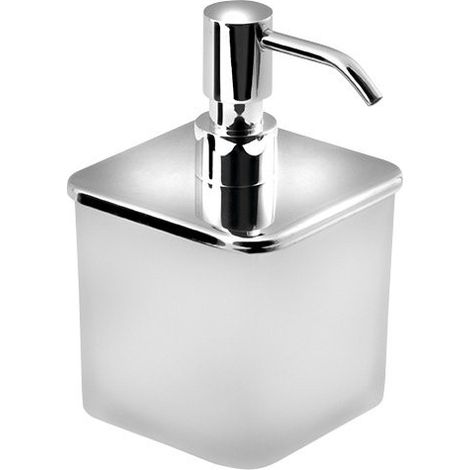 Distributeur de savon FLORI avec pompe, chromé (1/2)