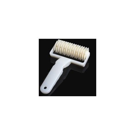 Coupe-pâte à carreaux manuel, outils de décoration et de pâtisserie pour biscuits, pain, gâteaux, pizzas (rouleau large x28x)-Crezuo