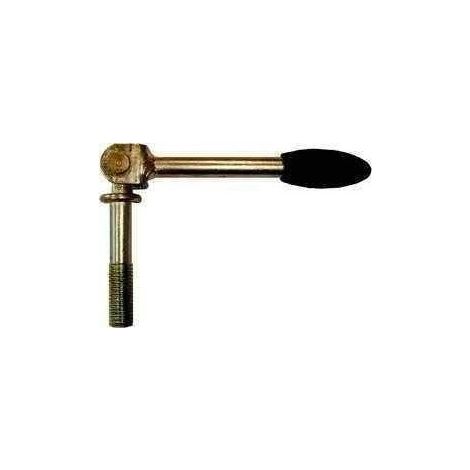 Imline – Poignée de serrage rabattable pour collier de roue jockey 48 mm – Conception ergonomique – Serrage précis et uniforme – Longueur filetage 62 mm (1/2)