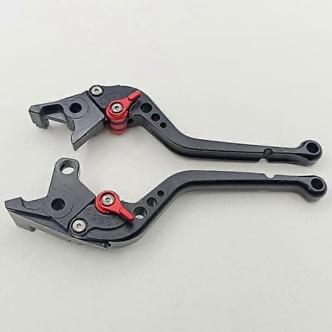 Pièces en alliage d'aluminium pour motos Yamaha YZF750R : freins, klaxons, leviers d'embrayage et leviers modifiés (noir 3). (1/5)