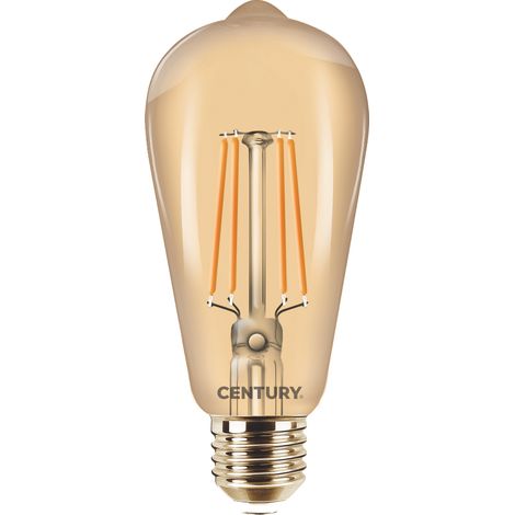 Century LAMPADA A FILAMENTO LED EPOCA EDISON E27 Luce calda  8 W - 806 lumen 10.00 pz