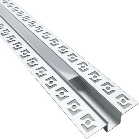 Profilo Alluminio a incasso larghezza 1,2 cm per Striscia led BARRA-9-2M (1/5)