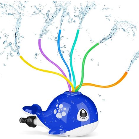 MINKUROW Giocattolo Spruzzatore d'Acqua per Bambini, Giocattolo Spruzzatore d'Acqua Balena con 6 Tubi di Spruzzo d'Acqua Giocattolo, Giocattolo Spruzzatore d'Acqua Girevole Giocattolo Spruzzatore d'Ac (1/5)