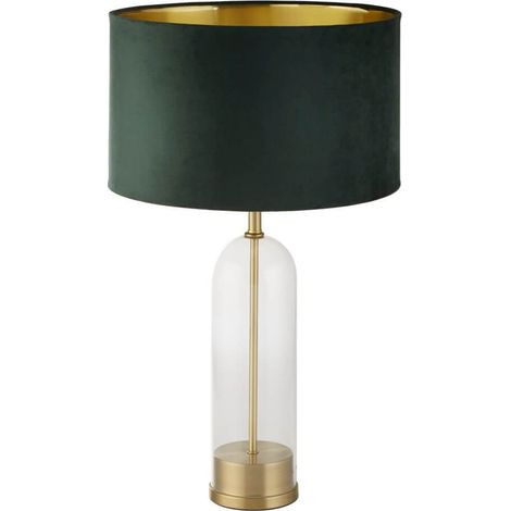 Lampe de table Oxford avec capuche verte - EU81712GR