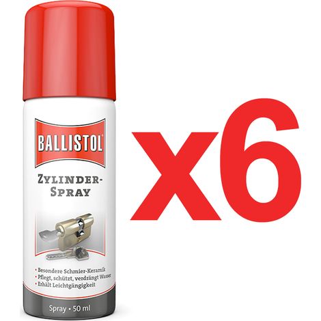 Lubrificante spray ceramico per serrature Ballistol 50 Ml in scatola da 6