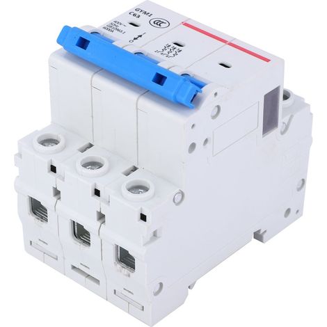 Disjoncteur modulaire GYM1-DZ47S 3P 400VAC IP20 63A - Interrupteur automatique de protection, accessoire électrique pour tableau de distribution (1/5)