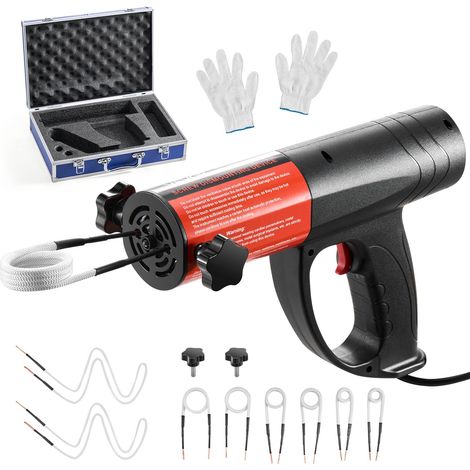 Kit de Chauffage par Induction Magnétique pour Enlever Écrous Rouillés 1500 W, Dégrippeur à Induction Portatif, avec 8 Bobines et Coffret, pour Retirer Vis Rouillées, Réparation Automobile (1/5)