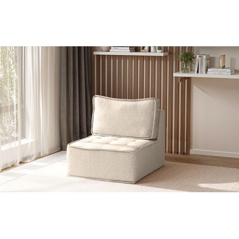 Sessel Designersessel SANDE XS Stoff Alpine Beige (1/3)