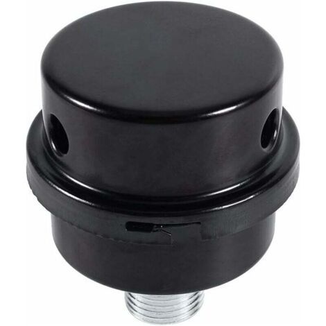 Silencieux de compresseur d'air, Filtre de Silencieux à Connexion filetée de 1/2 Pouce, Silencieux de Filtre d'admission de Filtre à air à réduction de Bruit pour compresseur d'air sans Huile (1/4)