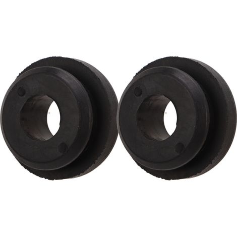 Lot de 3 disques éponge triangulaires rouges 5 pouces pour polissage, lustrage et nettoyage de voiture avec adaptateur perceuse (1/5)