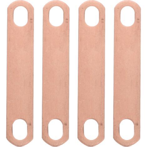 4Pièces Rubans Cuivre Rose Gold Connecteurs Pour Paquet Batterie Lithium (1/2)