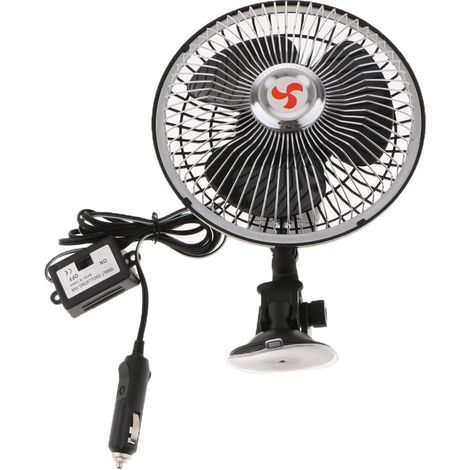 Ventilateur électrique à ventouse pour pare-brise de voiture 12 V (1/5)