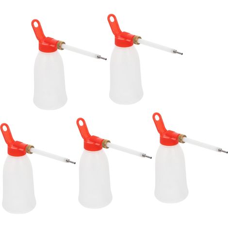 5pièces Bouteille Huile à Bec Plastique Récipient Huile Liquide pour Machine à Coudre Bouteille pour Machine (1/5)