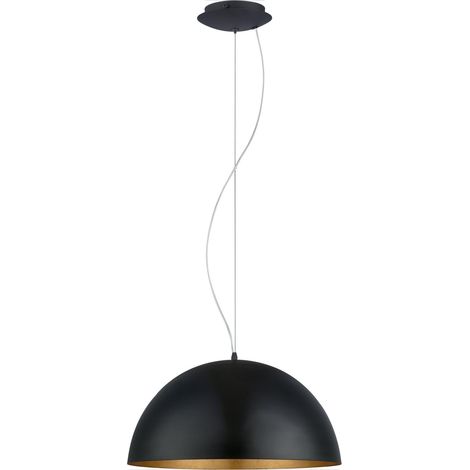 Lustre 1 suspension à flamme, lampe suspendue en acier (1/5)