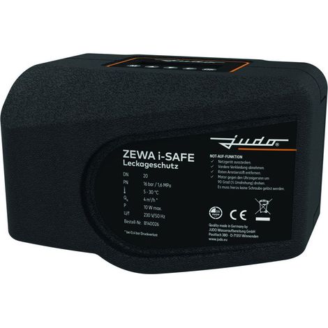 JUDO ZEWA i-SAFE Wasserstop Leckageschutz 3/4" DN20 8140026 Mikroleckageschutzsystem m. Appanbindun