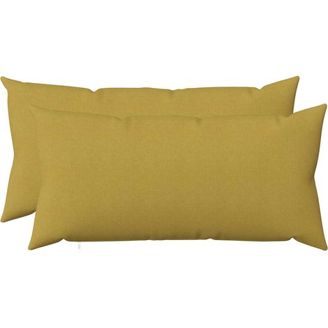 vidaXL Housse de coussin 2 pc HEERLEN Vert clair 40 x 70 cm Tissu (1/5)