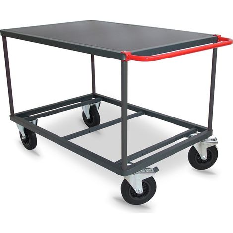 PROVOST - Desserte d'atelier ergonomique 1 plateau bois - Hauteur 87,2 cm - Charge 500 kg