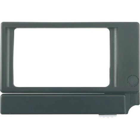 TFA Dostmann Loupe a Main avec eclairage, grossissement 2X et 6X, poignee Pliable, Aide visuelle utile