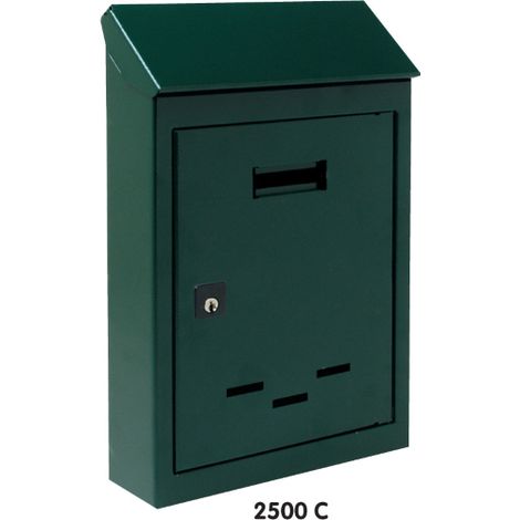 boA te aux lettres avec toit 2500C mm 200x60x300 h facteur