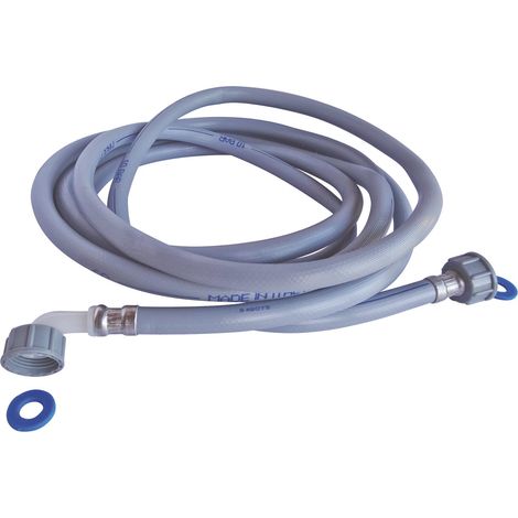 Flexible d'alimentation pour machine à laver - Droit et coudé FF3/4" - L = 5m