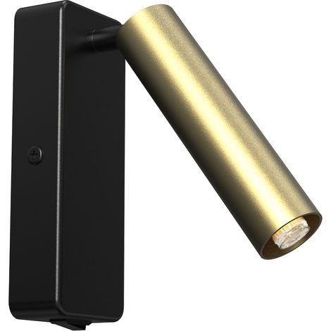 Santi 1xG9 Schwarz/Gold Wandleuchte (1/5)