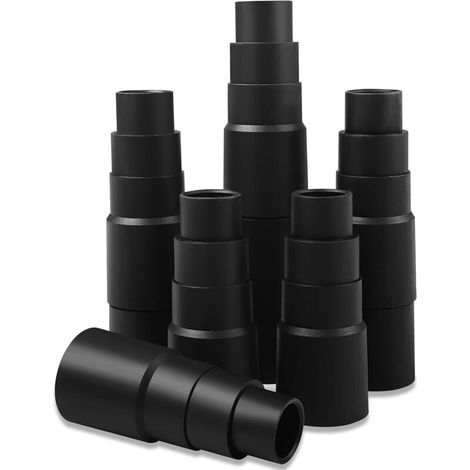 Set of 6 vacuum cleaner hose adapters 25mm to 45mm – Flexible and durable PVC – Quick connection for Bosch, Kärcher, Makita vacuum cleaners (1/5)