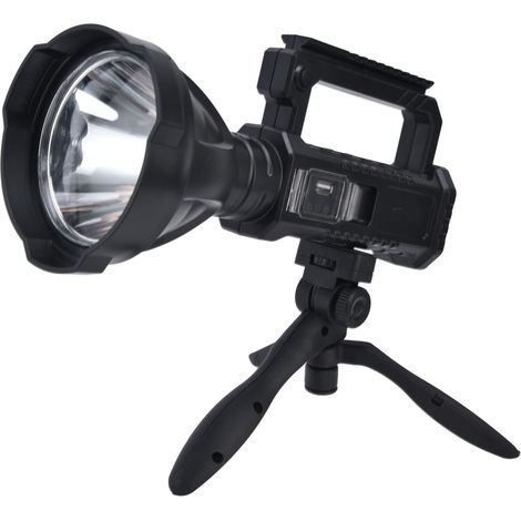 P50 Suchscheinwerfer, superheller, per USB aufladbarer LED-Suchscheinwerfer, doppelte Reichweite, wasserdicht für Outdoor-Wanderungen