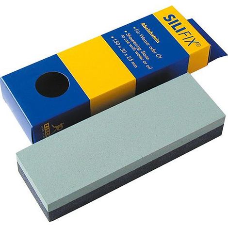 Pierre à aiguiser SILIFIX 150 x 50 x 25 mm CG 320 / CD 120 (1/3)