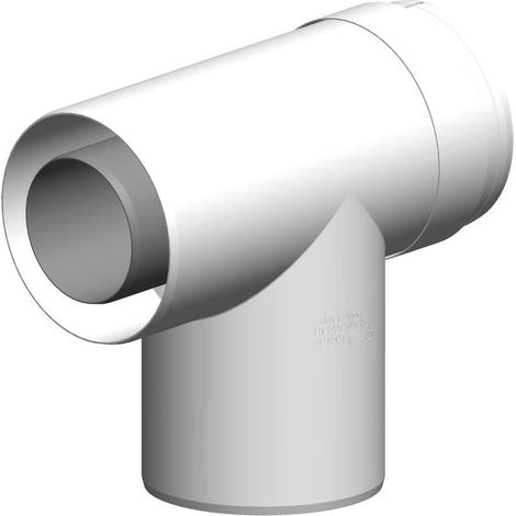 Atec Té de raccordement pour cascade DN 80/125 (1/2)