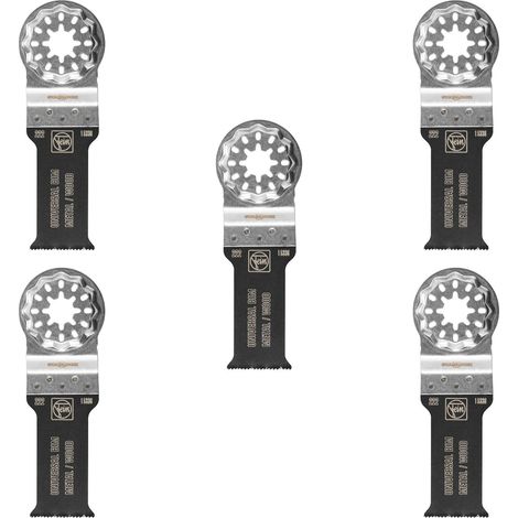 Lama per sega universale Fein 5x E-Cut Starlock 28 mm - 63502222230