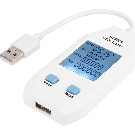 Testeur de courant, de tension, de puissance et de capacité pour équipement de charge portable UNID UT658A (1/5)