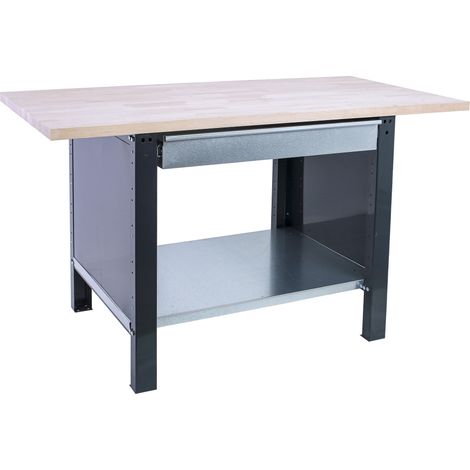 Simonrack BT6 Pro établi robuste anthracite 32 mm hêtre (1/5)