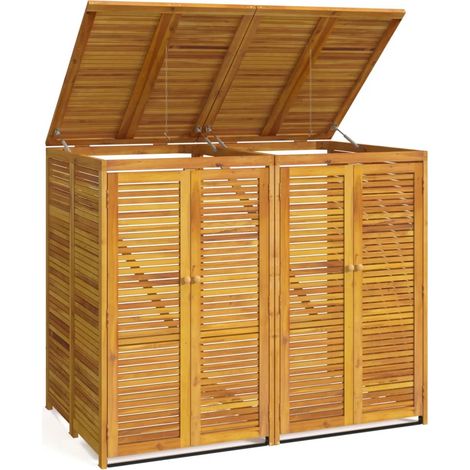 Maison Exclusive - Mülltonnenbox für 2 Tonnen 140x89x117 cm Massi