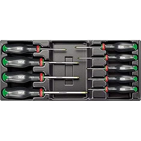 Modulo USAG 519/324TX in termoformato con 9 giraviti TORX® e Tamper Resistant