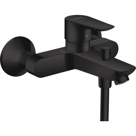 Mitigeur bain/douche noir mat Talis E