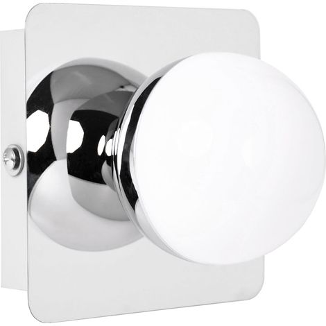 Aplique  de pared IP44  de la serie SIRLA  cromo INTERLUSA (1/3)