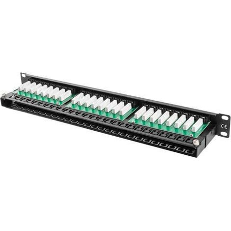 Lanberg PPU5-1048-B Patchpanel 48 Ports Schwarz
