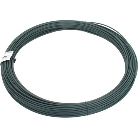 ALBERTS Spanndraht, grün kunststoffbeschichtet, Drahtstärke Ø3,8 mm, Länge 55 m (1/3)