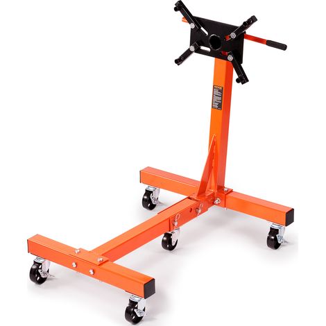 VEVOR Cavalletto di Supporto per Motori da Officina Portata Massima 680kg Pieghevole da Conservare, Supporto di Motore Mobile 5 Ruote Bracci Girevoli 360°, Supporto per Motore Auto Veicoli da Officina