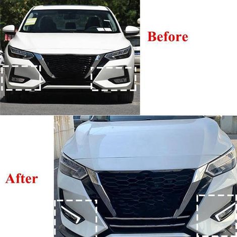Two bi-color daytime running lights compatible with the 2019-2022 Nissan Sentra Sylphy (1/5)
