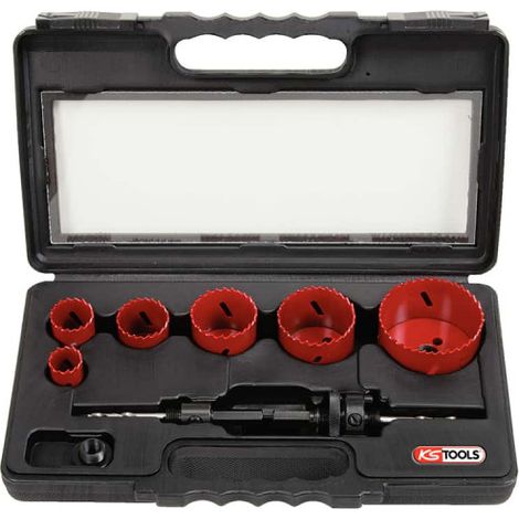 Lochsäge-Set KS TOOLS - 8-teilig - 129.5550