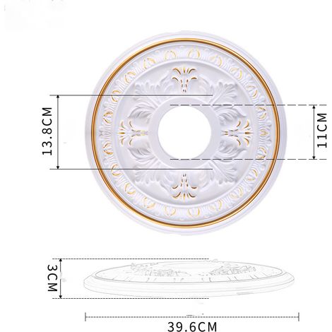 Décorations de plafond, panneaux décoratifs de plafond, disques décoratifs muraux (1/5)
