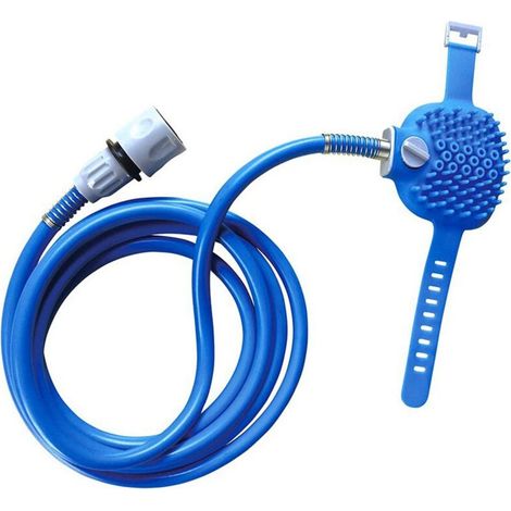 Douchette pour Chien Détachable - Flexible de Douche pour Animaux avec Embout en Silicone ABS pour Brossage, Massage et Nettoyage (1/5)
