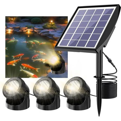 Pompe à Eau Solaire sans Balai panneau solaire 9V 2,5W- Type à Faible Luminosité avec Support